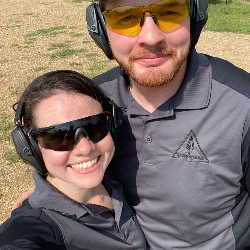 Jacob And Natalee out on the range teachhing the south Dakota Enhanced